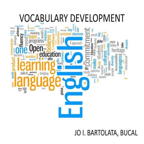 Vocabulary Development