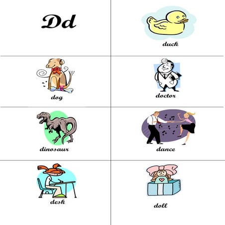 Vocabulary flashcards d