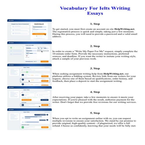 Vocabulary For Ielts Writing Essays