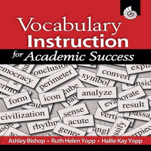 Vocabulary instruction for academic success