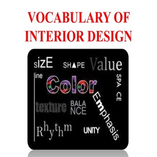 Vocabulary of Interior Design