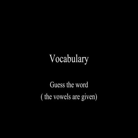 Vocabulary Jeopardy(Sarah Olivarez-Cruz)