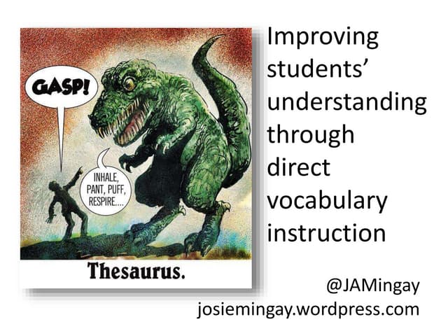 Vocabulary Instruction ResearchED PPT