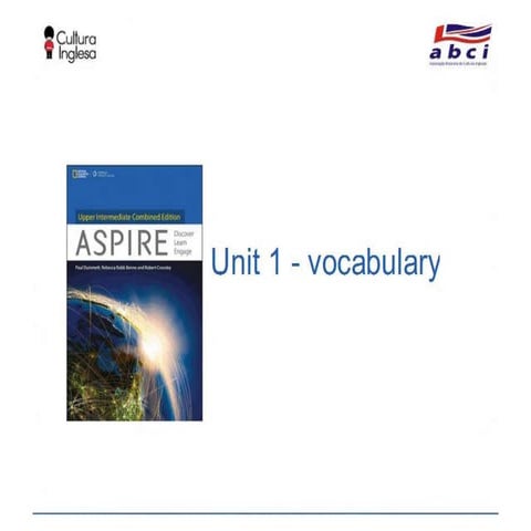 Vocabulary Unit1 Pptx