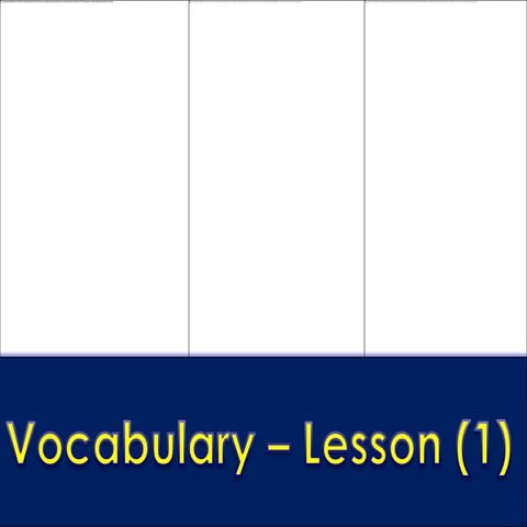 Vocabulary Unit 1 Sadlier Oxford Ppsx