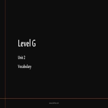 Vocabulary Workshop Level G Unit 2