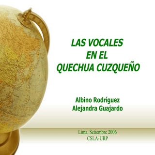 Vocales Quechua Publicacion