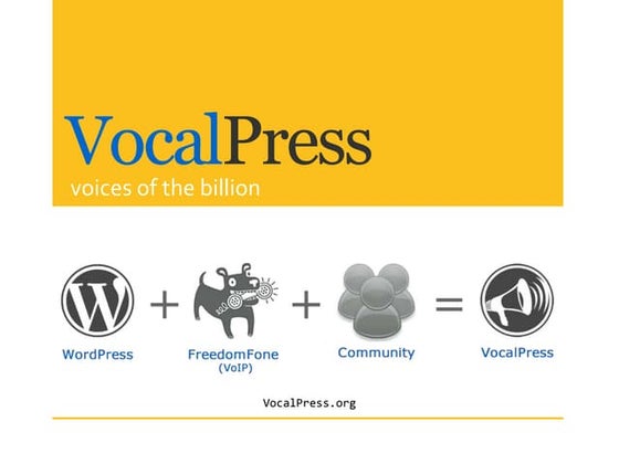 VocalPress Overview