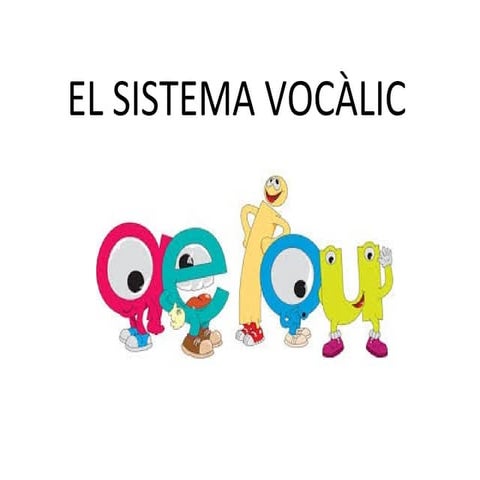 El sistema vocàlic