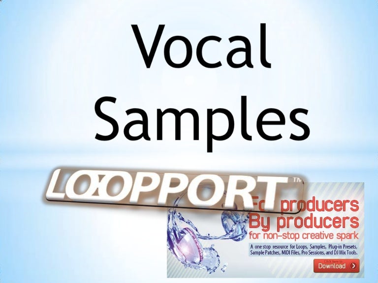 Vocal samples