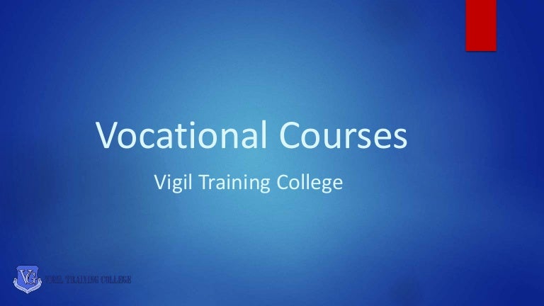 vocational courses