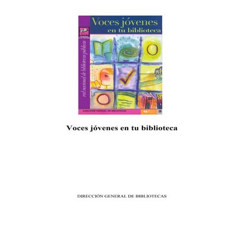 Voces jovenes tu biblioteca