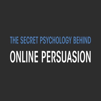 Nathalie Nahai - The secret psychology of online persuasion