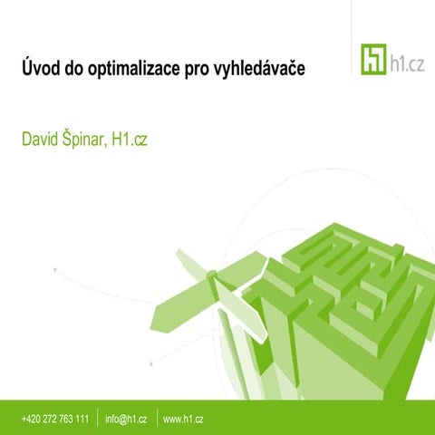 Úvod do optimalizace pro vyhledávače