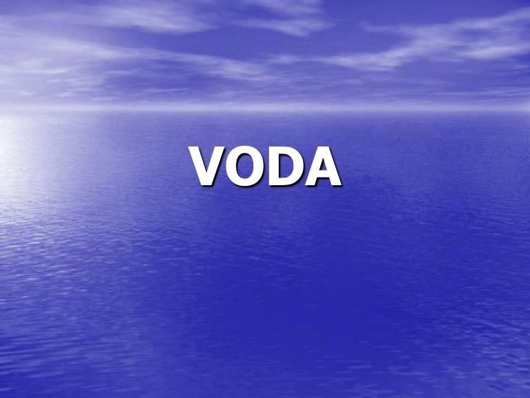Voda prezentacija
