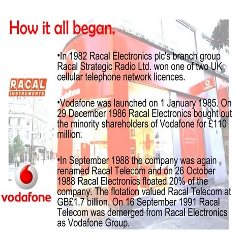 Vodafone Presentation