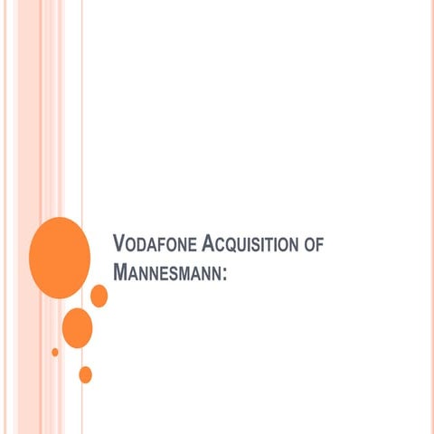 Vodafone acquisition of mannesmann