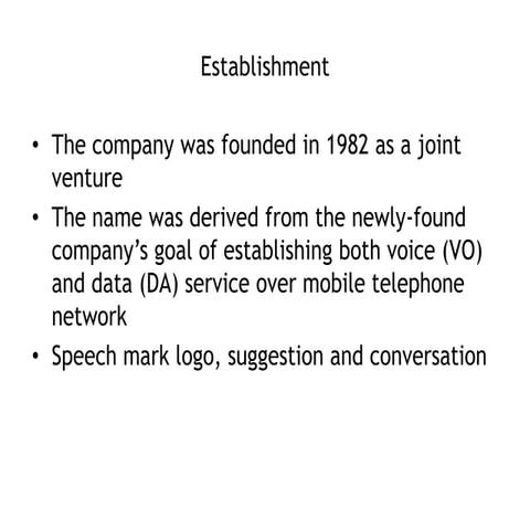 Vodafone communication