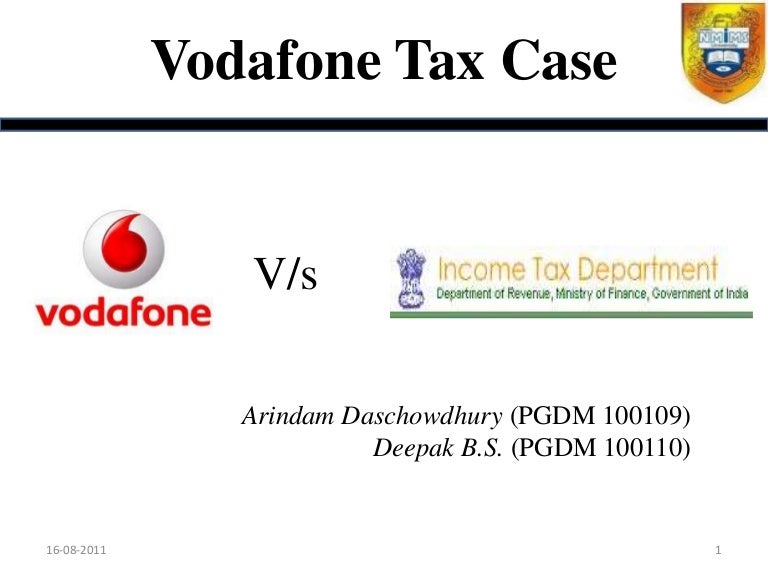 Vodafone tax case