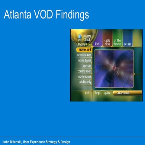 Vod findings external