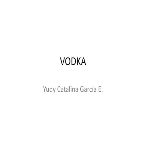Vodka