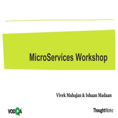 Microservices workshop