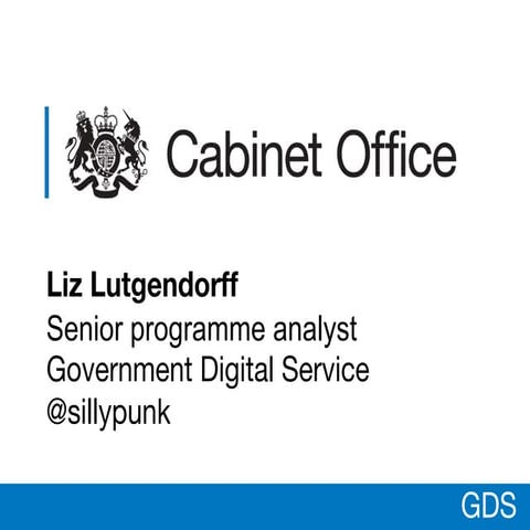 ConCon Manchester: how to work better with GDS