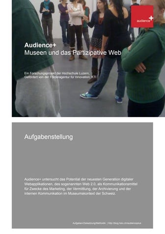 Dr. Vogelsang, Bettina Minder - Audience + Museen und das Partizipative Web