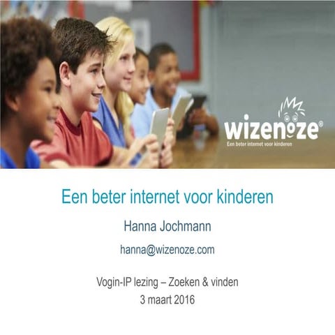 Een beter internet voor kinderen