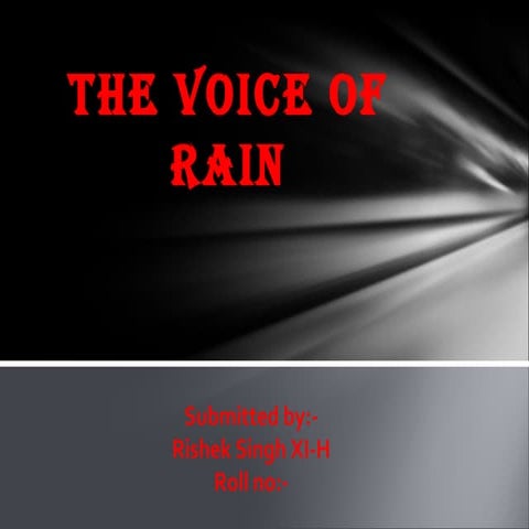 Voice of-rain