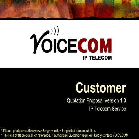 VOICECOM IP TELECOM | PPT