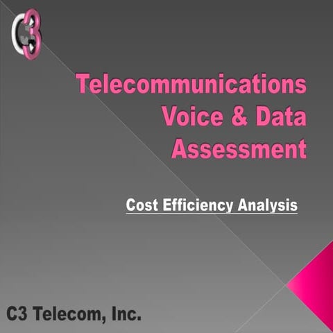 Voice & data assessment presentation8.22.12