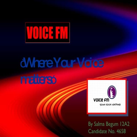 Voice fm by salma begum 12 a2