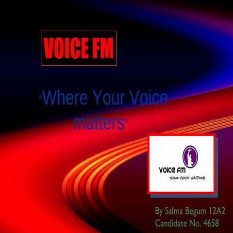 Voice fm by salma begum 12A2