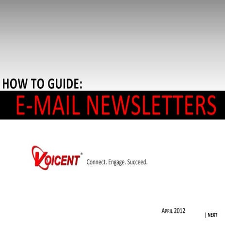 How to Email Newsletters