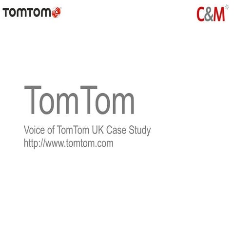 C&M: TomTom Voice of UK Social Media PR Case Study