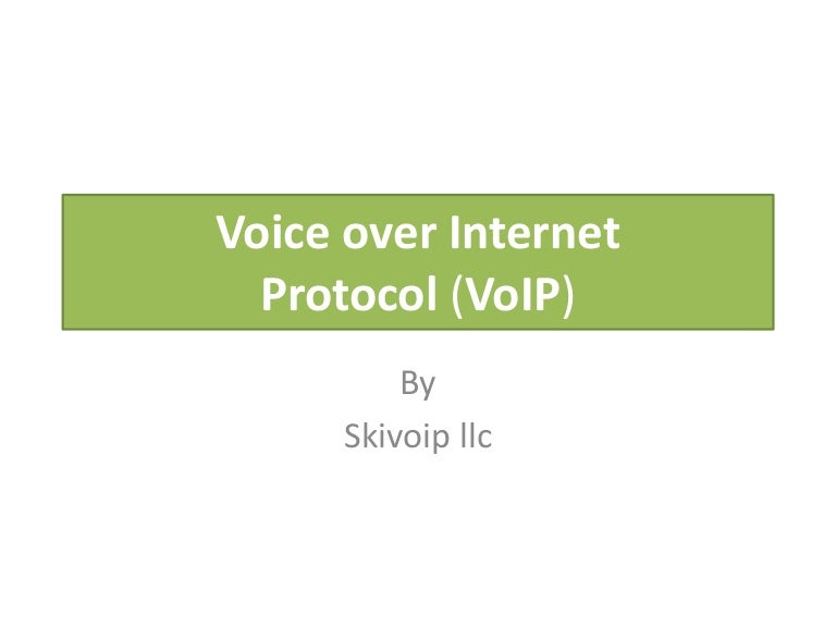 Voice over protocol