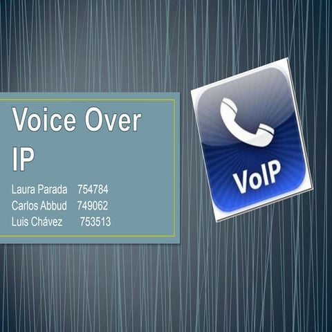 Voice over ip