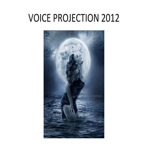 Voice projection 2012