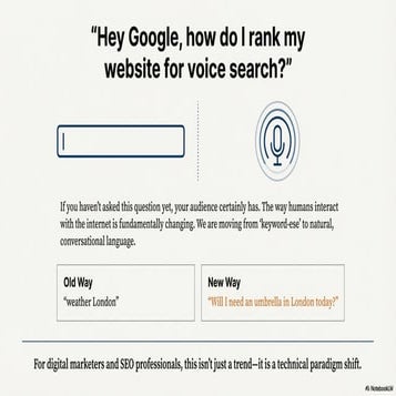 Voice Search SEO Strategy 2025: From Keywords to Conversational Context
