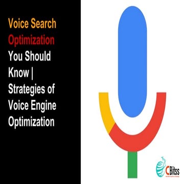 Voice search optimization you should know | Strategies of voice engine optimi...