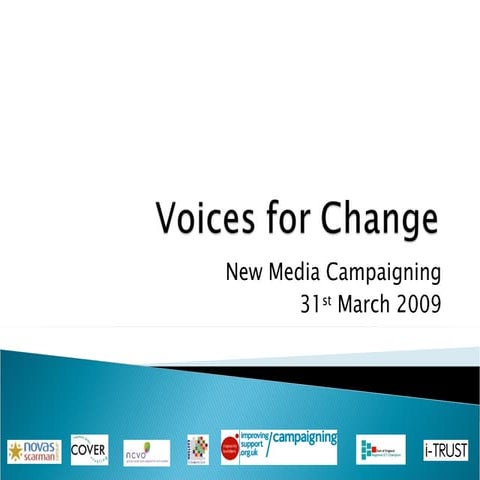 Voices For Change - New Media Campaigning