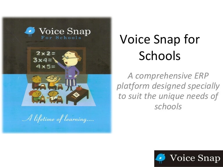 Voice Snap For Schools Erp