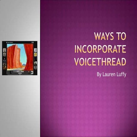24 interesting ways to use Voicethread | PPT