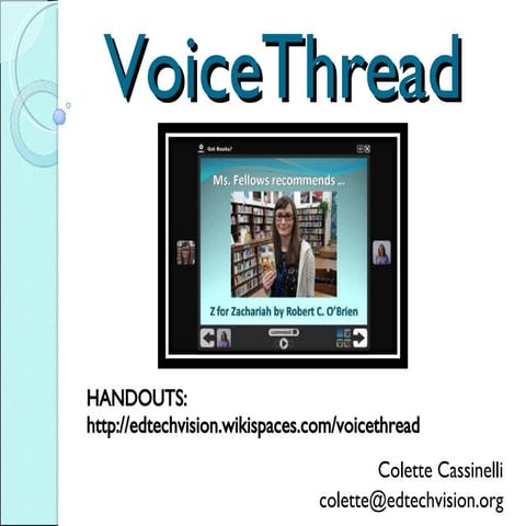 Voice Thread For Education