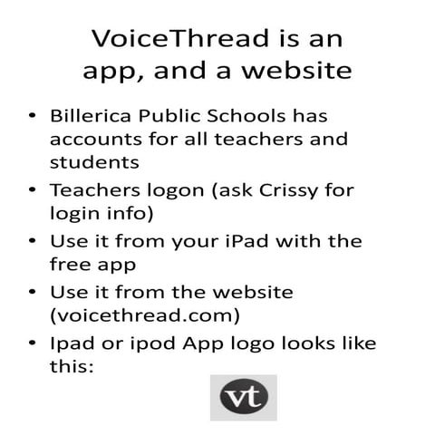 Voicethread how to