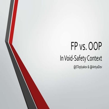 Void safety on Kiev ALT.NET