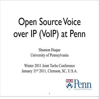 Open Source VoIP at Penn