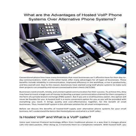 Voip phone system