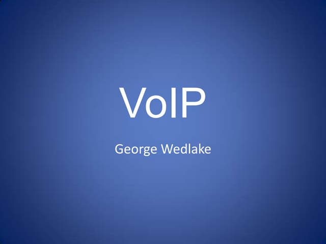 Voip powerpoint